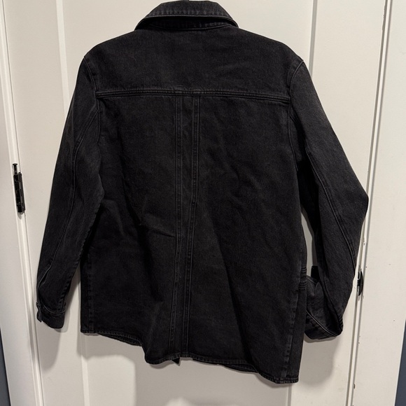 Sezane Will Jacket Washed Black Size Medium NWT - Picture 7 of 8